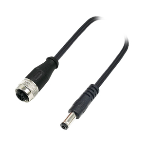 M12 5-poliger A-Code Buchsenstecker auf DC-Kabel - Product Image 1