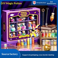 Kit de jouets DIY pour enfants : Bouteille de potion à assembler, thème fantastique et science-fiction, pour l'apprentissage et Noël