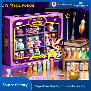 Kit de jouets DIY pour enfants : Bouteille de potion à assembler, thème fantastique et science-fiction, pour l'apprentissage et Noël - Product Image 2