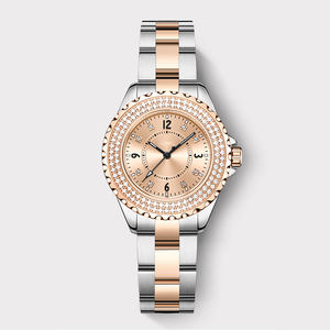 <span class=keywords><strong>VLOVE</strong></span> Reloj de Mujer Moda Madre Perla Dial Piedra Impermeable Luz Reloj de Lujo - Product Image 3