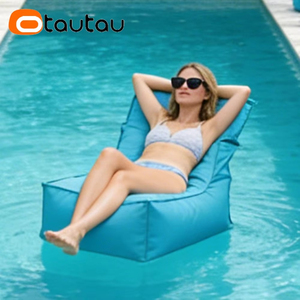 OTAUTAU Housse de <span class=keywords><strong>pouf</strong></span> chaise longue d'extérieur moderne en tissu, sans rembourrage, pour <span class=keywords><strong>piscine</strong></span>, salon, plage, jardin, canapé-lit, <span class=keywords><strong>pouf</strong></span> - Product Image 4