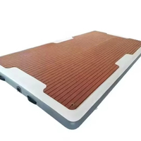 Plateforme de quai gonflable de qualité supérieure, quai flottant, plateforme aquatique portable, plateforme de quai, tapis aquatique gonflable