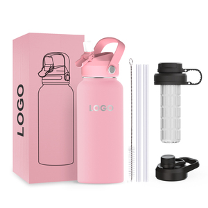 Borraccia Sportiva in Acciaio Inox a Doppia Parete con Isolamento Sottovuoto e Coperchio Antipolvere, Vendita all'Ingrosso dalla Cina - Product Image 1