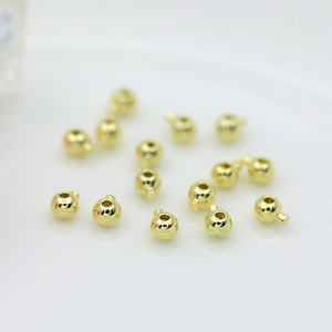 Color-preserving 18K gold-plated flat clasp round copper <b>bracelet</b> positioning buckle steel wire <b>rope</b> fishing line finishing - Product Image 4