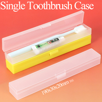 Boîtes de voyage pour brosse à dents et dentifrice WEISHENG en plastique de bonne qualité, pratiques et portables, pour les voyages d'affaires