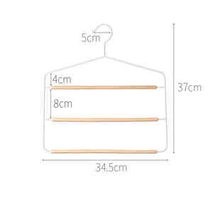 Armario multifuncional de hierro forjado antideslizante para el hogar, perchero colgante multicapa para pantalones, hijab, percha para pantalones de nivel - Product Image 3