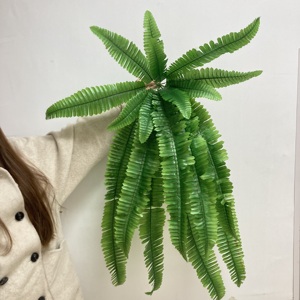 Cây xanh nhân tạo tuyệt vời Ba Tư treo tường cỏ lá cây sắt ngất hoa giả phụ kiện trang trí - Product Image 2