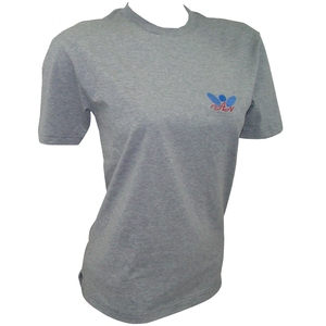 T-shirt décontracté pour femmes, col rond, coton respirant, imprimé brodé, manches régulières, été, pour adultes - Product Image 1