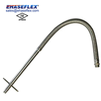 Tuyau d'incendie tressé en acier inoxydable homologué FM avec température maximale de 225°F pour utilisation en salle blanche