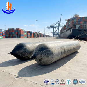 Airbag marin certifié ISO14409 CCS en caoutchouc naturel gonflable pour le lancement et le sauvetage de navires, tailles personnalisées disponibles - Product Image 1