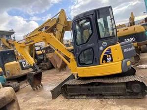 ใช้ Komatsu รถตักตีนตะขาบ PC55MR-3 2023เครื่องยนต์ดีเซลปั๊มไฮดรอลิกแขนบูมคุณภาพดี - Product Image 6