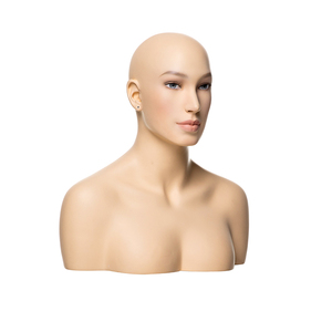 Christina-A cabeza de maniquí femenino con hombro para pantalla cabeza de maniquí con hombro para peluca un sombrero de maquillaje cabeza de exhibición <span class=keywords><strong>Maniki</strong></span> - Product Image 5