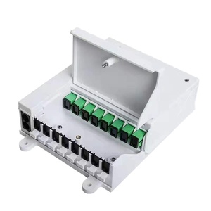 Scatola di distribuzione in fibra ottica <span class=keywords><strong>a</strong></span> 8 porte attrezzatura scatola di montaggio <span class=keywords><strong>a</strong></span> parete splitter PLC scatola terminale 1x8 adattatore SC ip65 FTTH ODB FDB <span class=keywords><strong>Te</strong></span> - Product Image 1