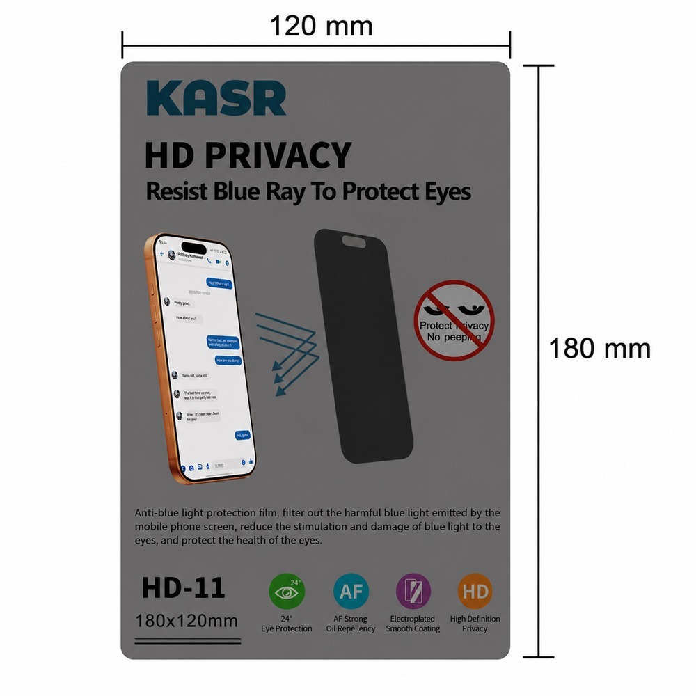 TPU Anti-luce Blu Privacy Opaco Delicato per gli Occhi