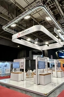 Servicio de Diseño de Stands de Exhibición Electrónicos Personalizados TRUST con Planos de Construcción y Renderizaciones 3D
