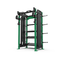 Rack de musculation compact multifonctionnel commercial avec colonne de câbles et rangement |   Équipement de gym tout-en-un