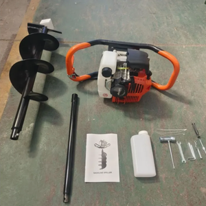 เครื่องเจาะดินขนาดเล็กแบบใช้น้ำมันเบนซินสำหรับงานเกษตรกรรม เจาะเสาซีเมนต์และปลูกต้นไม้ ผลิตในจีน - Product Image 6