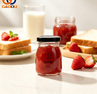 Botol Yogurt Kaca Transparan 200ml 250ml 300ml 500ml Botol Kaca Susu Segar
