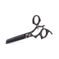 Ciseaux à cheveux pivotants avec anneau pour le pouce, équipement de salon / Ciseaux à cheveux professionnels pivotants en acier inoxydable japonais pour salon de coiffure
