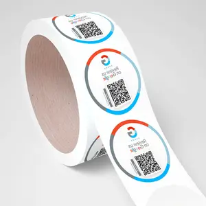 Custom Programmable QR Code Business RFID Card NFC Google Review Sticker For Social Media
