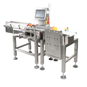 Custom Conveyor Belt Fast Automatic Reject online weighing machine for Multiple Product Weight Checking