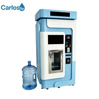Equipo Dispensador de Agua Potable para Exteriores, Máquina Expendedora de Agua con Pago por Código QR, Efectivo y Monedas para Escuelas