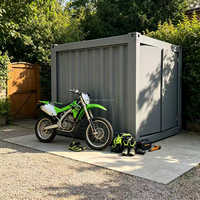 Garage préfabriqué pliable entièrement assemblé pour voiture et moto – Prix du garage portable pour voiture