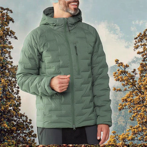 Wholesale Custom Logo Men <b>Women</b> Long Thick Hooded Stand <b>Waterproof</b> Zipper Wind Resistant <b>Packable</b> Autumn <b>Jacket</b> Outdoor Travel - Product Image 3