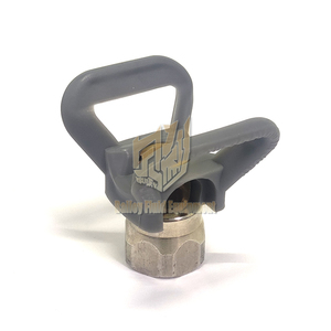 Rociador de pintura sin aire gris de alta calidad, <span class=keywords><strong>pistola</strong></span> pulverizadora, funda de boquilla, soporte de boquilla, protector de punta <span class=keywords><strong>para</strong></span> <span class=keywords><strong>Wagner</strong></span> Titan - Product Image 1