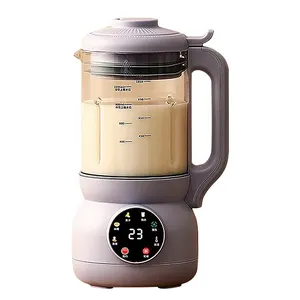 Multi-Function Heating Blender Soybean Nuts Almond Milk Maker Machine Food Processor 1L 10 Blades Automatic Heating Blende