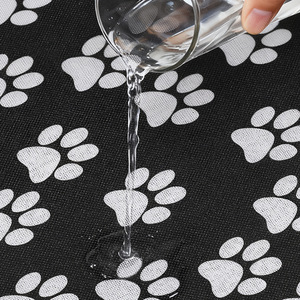 Pet Car Trunk <b>Mat</b> Rectangle Waterproof Polyester Animal Pattern Clip-On Type For Dogs Backseat Cover - Product Image 2