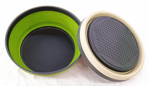 Tazón de Silicona Plegable para Ensaladas, de Grado Alimenticio, Personalizable, Accesorios de Camping para Viajes y Senderismo al Aire Libre - Product Image 2