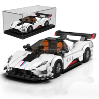 MOULD KING 27109 Venom F5 + Voiture de sport, jouets de puzzle à assembler, kits de briques, modèle MOC, boîte de présentation, ensembles de blocs de construction, cadeau de Noël