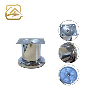 Factory Wholesale Multiple heights golden pipe leg metal <b>sofa</b> legs iron furniture leg easy installation for <b>sofa</b> <b>bed</b> and cabinet - Product Image 2