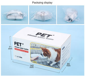 Vật Nuôi Phụ Kiện Nguồn Cung Cấp Xách Tay Đóng Mở Tái Sử Dụng Silicone Nước Bát Du Lịch Đi Bộ Dispenser Con Chó Con Chó Chai Nước - Product Image 6