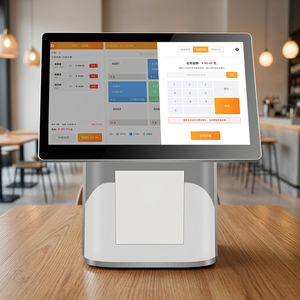 11.6 15.6 inch dual touch screen all in one pos system pc Cash Register Terminal smart pos software Retail Point of Sale machine - Product Image 1