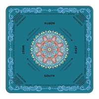 Tapis de Mahjong de Luxe Américain Épais Antidérapant et Réducteur de Bruit, Tapis de Jeu de Société Personnalisable pour Mahjong, Poker, Dominos