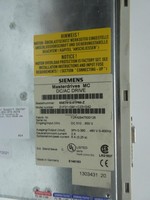 Unidad de Accionamiento Servo Industrial 6SE7012-0TP50-Z Masterdrives MC, 510-650V DC