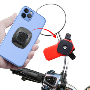 Support de téléphone pour moto, support de guidon rotatif à quatre voies, résistant aux chocs, pour vélo et moto - Product Image 3