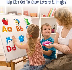 Aimants pour enfants, animaux mignons de A à Z, aimants pour réfrigérateur pour les tout-petits de 2 à 5 ans, grands aimants éducatifs, personnalisation OEM - Product Image 6