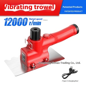 Lithium Ion High-frequency <b>Vibration</b> Ceramic Tile Dual-purpose Ash Shovel Batch Knife <b>Small</b> KA022 Stainless Steel SQUARED DIY - Product Image 6