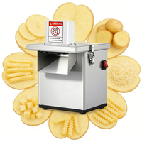 Commerciële groente-, fruit- en aardappelhakker, elektrische snijmachine, schaafmachine, 220V 200W, laag geluidsniveau, voor restaurants in Nashville