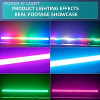 Projecteur Stroboscopique DJ Extérieur IP65 64+16 Segments RGB WA Wash à Effet Longue Durée Flash Course de Chevaux pour Bar, Fête, Scène