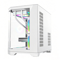 Boîtier PC ATX personnalisé, boîtier de jeu, châssis de PC gamer, boîtier de bureau, boîtier d'ordinateur en verre trempé