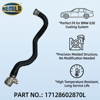 Pièces de véhicule HEMILA 17128602870 Tuyau de refroidissement en aluminium Ligne de retour du liquide de refroidissement Tuyau d'entrée du radiateur pour BMW G30