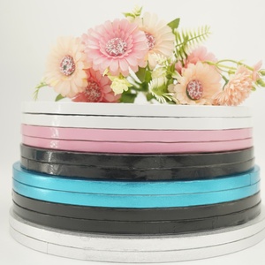 Plateau à gâteau en papier doré personnalisé de 12/14 pouces, base de gâteau ronde, carrée, rectangulaire, en forme de cœur - Product Image 1