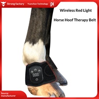 Lampe de luminothérapie rouge en forme de fer à cheval pour la physiothérapie équine, appareil sans fil avec soutien intensif pour l'exercice