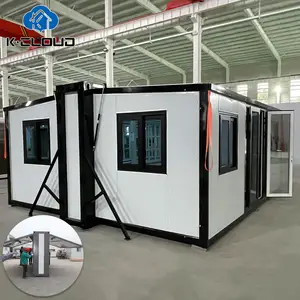 Fast Build 20Ft 40Ft Prefabricated Mini Portable Home 2 3 4 5 Bedroom Folding Container Expandable House Prefab Luxury Villa