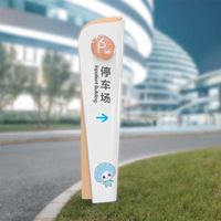 Signalétique hospitalière CARREY, panneau directionnel, pylon directionnel interne, signalétique publicitaire pour hôpital, en aluminium, autoportant, extérieur