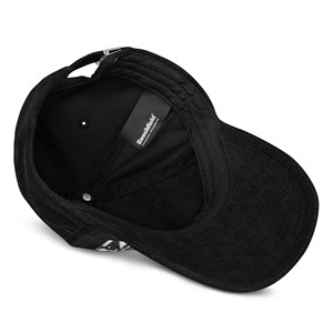 Cappello Vintage a 5 Pannelli in Corduroy - Visiera Curva con Motivi Etnici a Foglie e Leopardati - Product Image 4